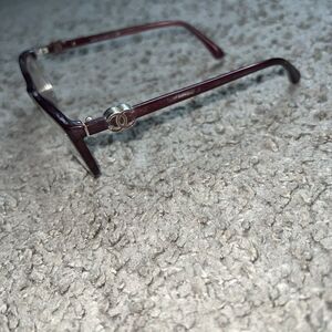 Chanel 3234 c.1189 Rectangle Burgundy Red Eyeglasses Optical Frame 52-16-135